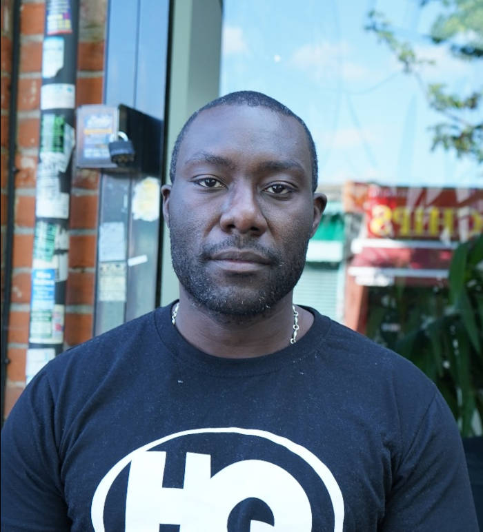 Aaron, known as Haych, CEO and founder of HQ London
